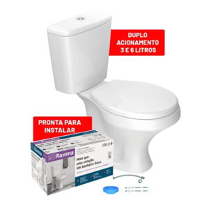 Kit Bacia Sanitária e Caixa Ravena